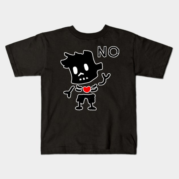 no zombie boy Kids T-Shirt by COOLKJS0